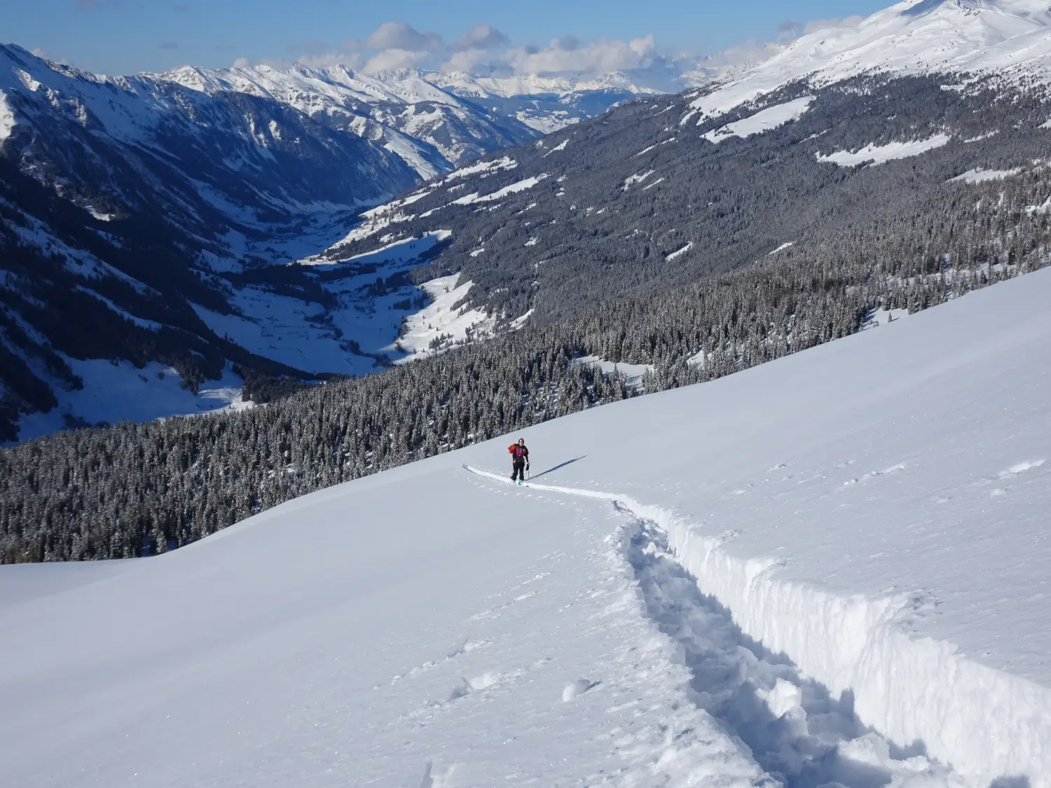 Intensivkurs Skitouren + Tiefschneefahren von Bergspur