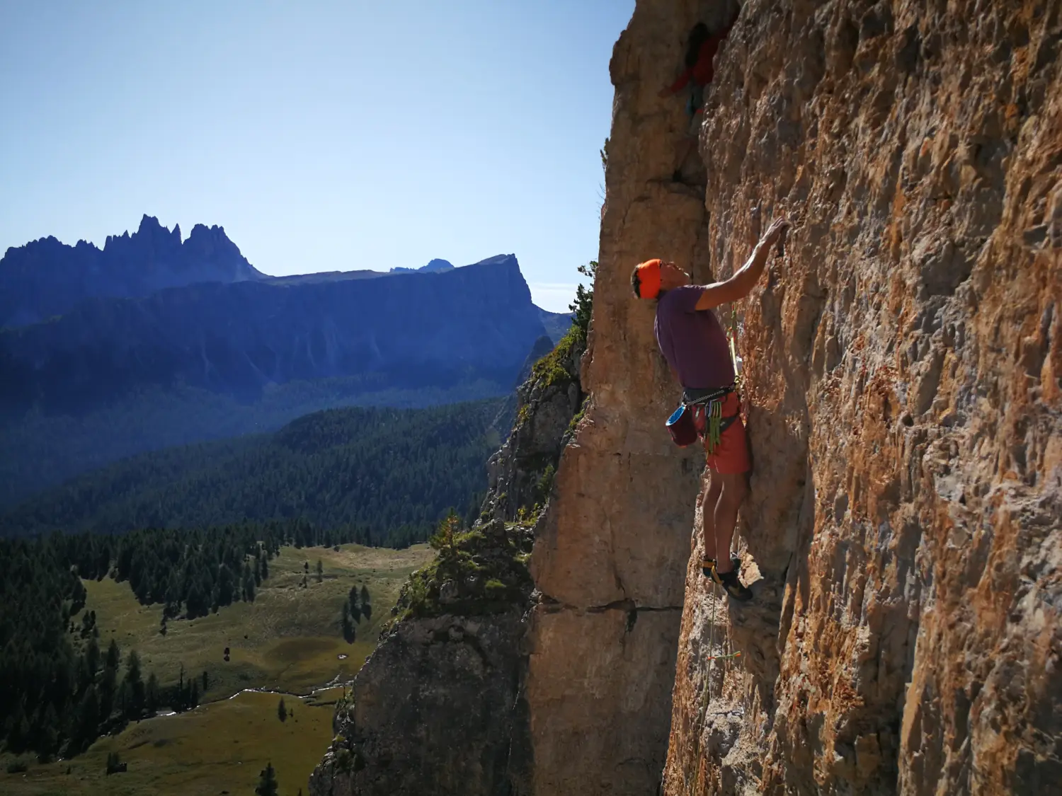 Klettern outdoor von Bergspur