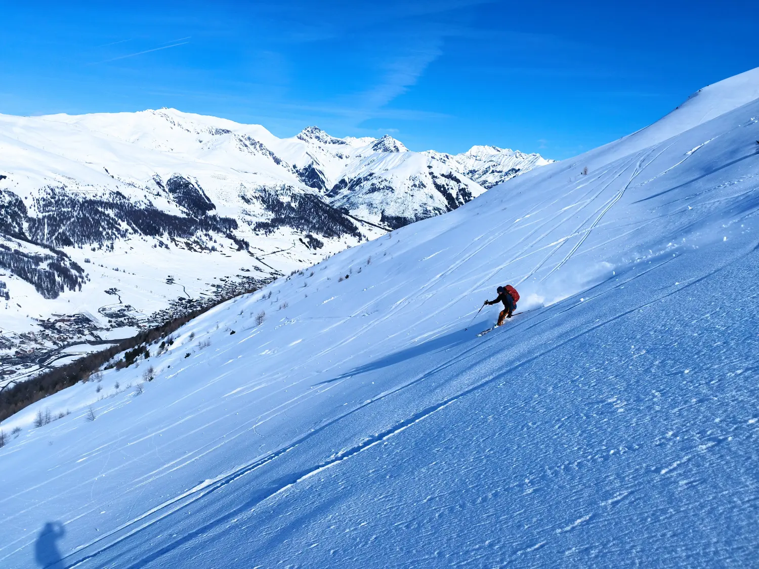 Skitour Berninapass-Livigno-Davos bei Bergspur