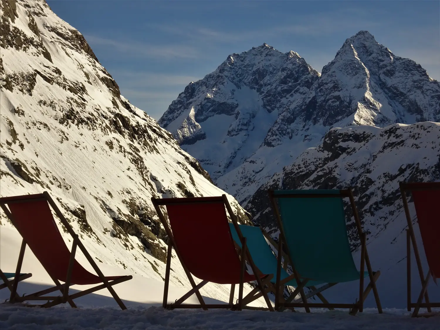 Skihochtour Écrins Überquerung bei Bergspur